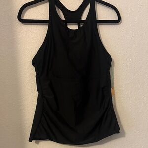 Kona Sol Black Racerback Tank Top